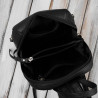 Plecak damski skórzany miejski mały czarny elegancki Paolo Peruzzi AY-26-BL