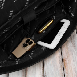 Torba skórzana męska na ramię na laptopa czarna vintage Paolo Peruzzi SL-09-BL