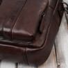 Skórzana torba na laptopa męska na dokumenty brązowa Paolo Peruzzi SL-01-BR
