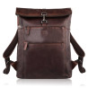 Plecak skórzany vintage roll top na laptopa miejski brązowy Paolo Peruzzi SL-02-BR