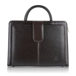 Brązowa teczka aktówka...