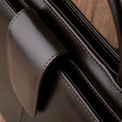 Brązowa teczka aktówka damska Paolo Peruzzi Bergamo 168BY-BR