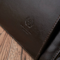 Brązowa teczka aktówka damska Paolo Peruzzi Bergamo 168BY-BR