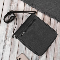 Portfel męski AY-06-BL i torba męska skórzana na ramię AY-01-BL zestaw Paolo Peruzzi ZUP-138