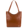 Duża skórzana torba damska na ramię Paolo Peruzzi Z-09-CG