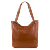 Duża skórzana torba damska na ramię Paolo Peruzzi Z-09-CG