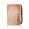 Portfel damski skórzany mini beżowy skóra naturalna lakierowana SP-18-RZBG