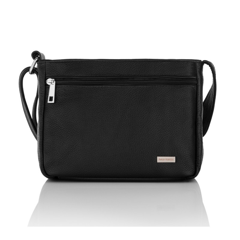 Skórzana listonoszka na ramię damska Paolo Peruzzi Z-47-BL