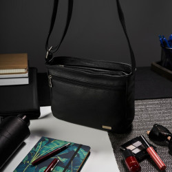 Skórzana listonoszka na ramię damska Paolo Peruzzi Z-47-BL