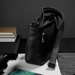 Skórzana listonoszka na ramię damska Paolo Peruzzi Z-47-BL