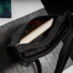 Skórzana listonoszka na ramię damska Paolo Peruzzi Z-47-BL