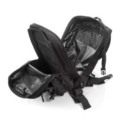 Czarny plecak trekkingowy taktyczny wodoodporny 4076-BL