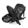 Czarny plecak trekkingowy taktyczny wodoodporny 4076-BL