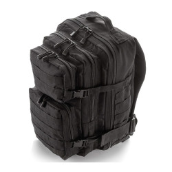 Czarny plecak trekkingowy taktyczny wodoodporny 4076-BL