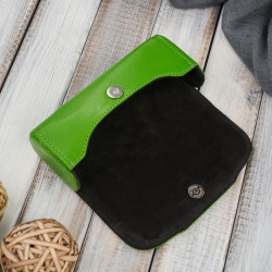 Etui na okulary piórnik pokrowiec skórzany Paolo Peruzzi T-83-GR