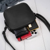 Mała torebka damska skórzana na ramię crossbody modna letnia Paolo Peruzzi AY-25-BL