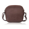 Mała torebka damska skórzana na ramię crossbody modna letnia Paolo Peruzzi AY-25-BR