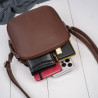 Mała torebka damska skórzana na ramię crossbody modna letnia Paolo Peruzzi AY-25-BR