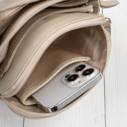 Mała torebka damska skórzana na ramię crossbody modna letnia Paolo Peruzzi AY-25-BG
