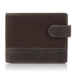 Zestaw upominkowy ZUP-21-BR plecak vintage T-19-BR oraz portfel skórzany T-03-BR
