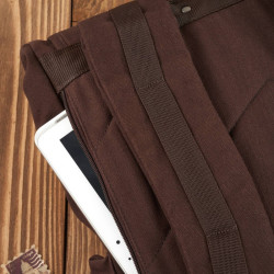 Zestaw upominkowy ZUP-21-BR plecak vintage T-19-BR oraz portfel skórzany T-03-BR