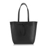 TORBA SHOPPER SKÓRZANA CZARNA DAMSKA NA RAMIĘ PAOLO PERUZZI IN-64-BL