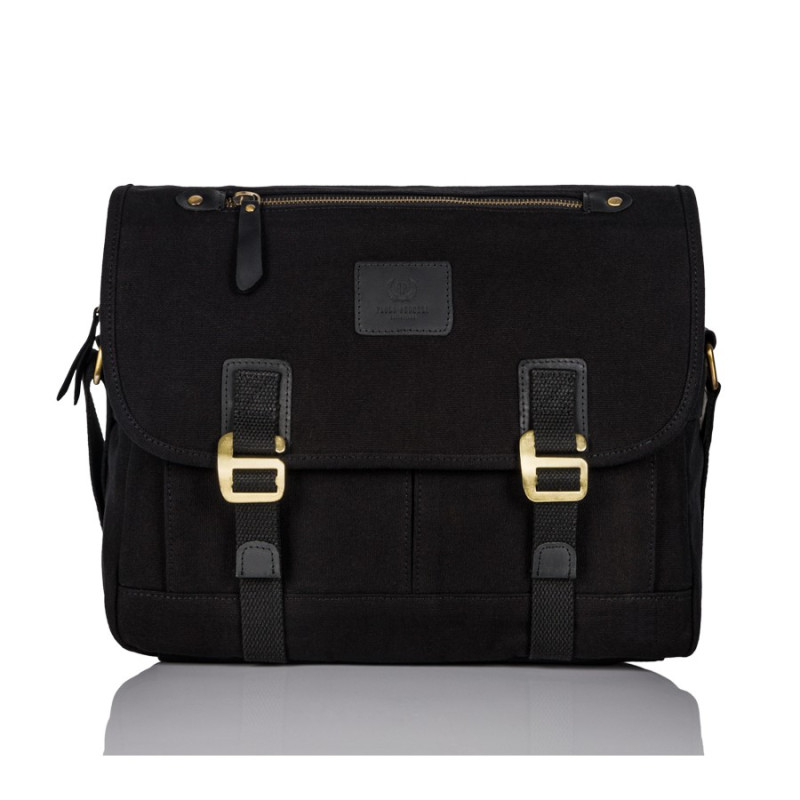 TORBA MĘSKA NA RAMIĘ VINTAGE PAOLO PERUZZI T-17-BL