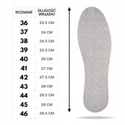 R. 42 - WKŁADKI LATEKSOWE STOP ODOR CARBON PAOLO PERUZZI  03W42