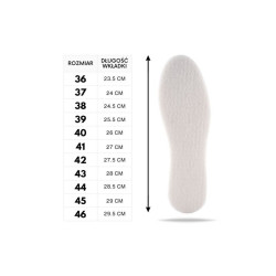 R. 37 - WKŁADKI PODGUMOWANE RUBBER DOUBLE DELUXE PAOLO PERUZZI 02W37