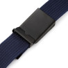 GRANATOWY PASEK PARCIANY PAOLO PERUZZI PW-09-125 cm