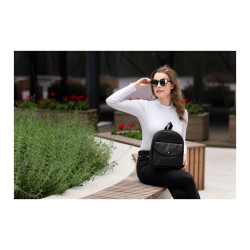 ZESTAW UPOMINKOWY DLA NIEJ ZUP-24-BL: PLECAK T-18-BL PORTFEL T-01-BL