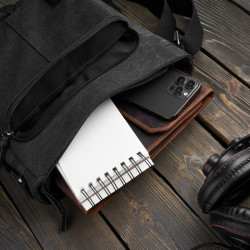 BRĄZOWA TORBA MĘSKA NA RAMIĘ MESSENGER SP-07-BR