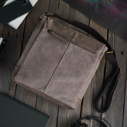 BRĄZOWA TORBA MĘSKA NA RAMIĘ MESSENGER SP-07-BR