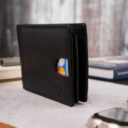 KLASYCZNY SKÓRZANY PORTFEL MĘSKI RFID PAOLO PERUZZI T-46-BL
