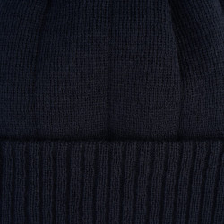CZAPKA MĘSKA TYPU BEANIE GRANATOWA, ZIMOWA PAOLO PERUZZI BR-03-DB