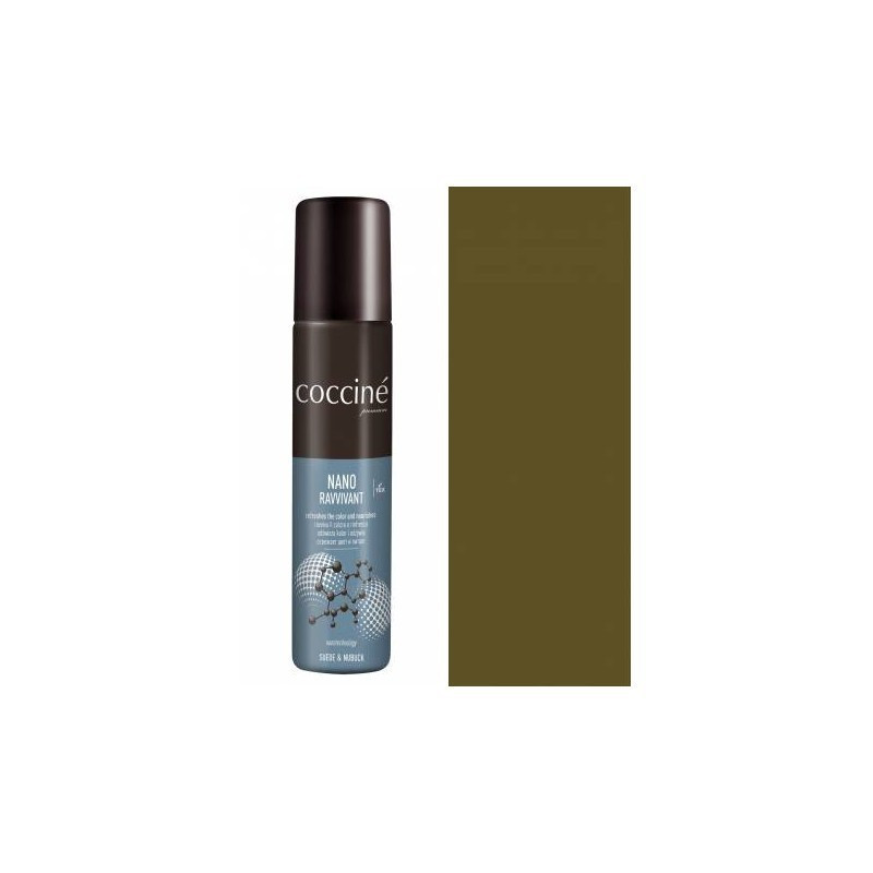 RENOWATOR DO ZAMSZU I NUBUKU NANO RAVVIVANT COCCINE OLIWKA 331 75 ML